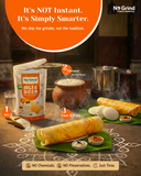 No Grind™ Natural Idli & Dosa Batter Powder Mix – 100% Preservative‑Free | Traditional Taste thumbnail 1
