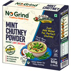 No Grind Mint Chutney Powder | Refreshing Instant Chutney Mix thumbnail 1