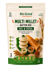 No Grind Multi Millet Batter Mix | Idli & Dosa Pre-Mix | 250 gms thumbnail 1