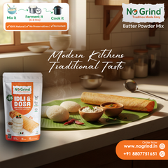 No Grind™ Natural Idli & Dosa Batter Powder Mix – 100% Preservative‑Free | Traditional Taste thumbnail 6
